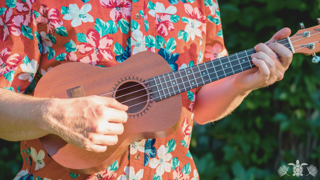 Ukulele Sessions in Kona Pacific Condo
