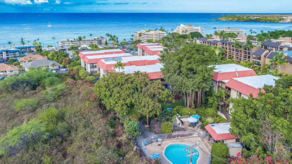 Aerial View of Kona Mansions