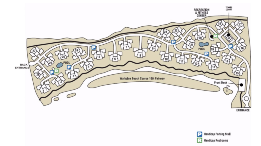 Waikoloa Colony Villas Map