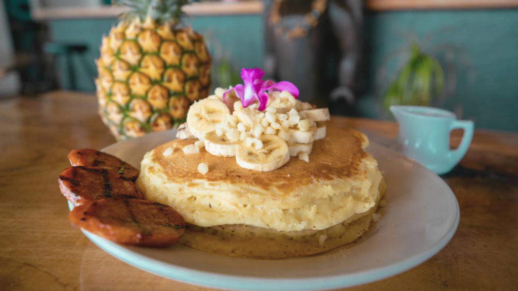 Best Breakfast in Kailua Kona: Island Lava Java Pancake