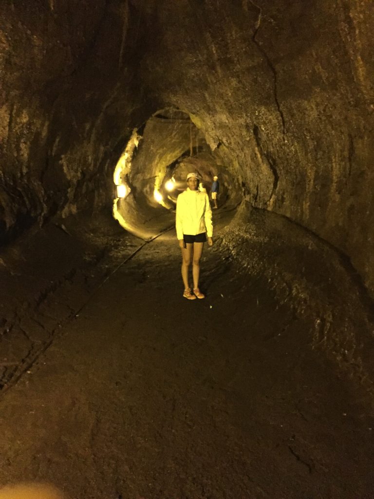 soraya in hawaii lava tube