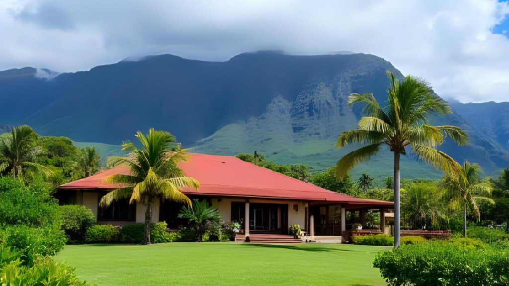 Home with a mountain View
