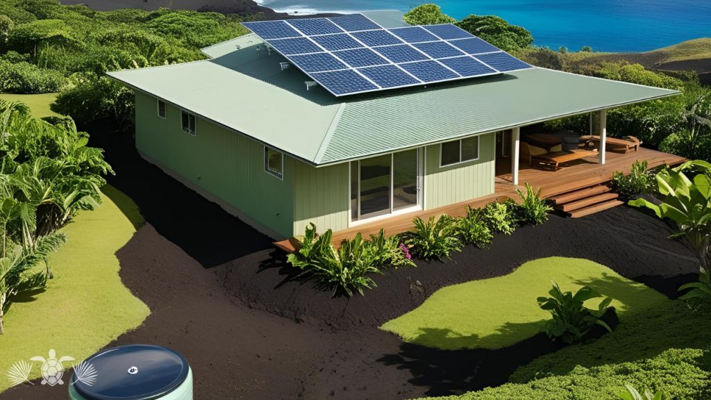 An Off-Grid Home in Hawaii with Green Environment
