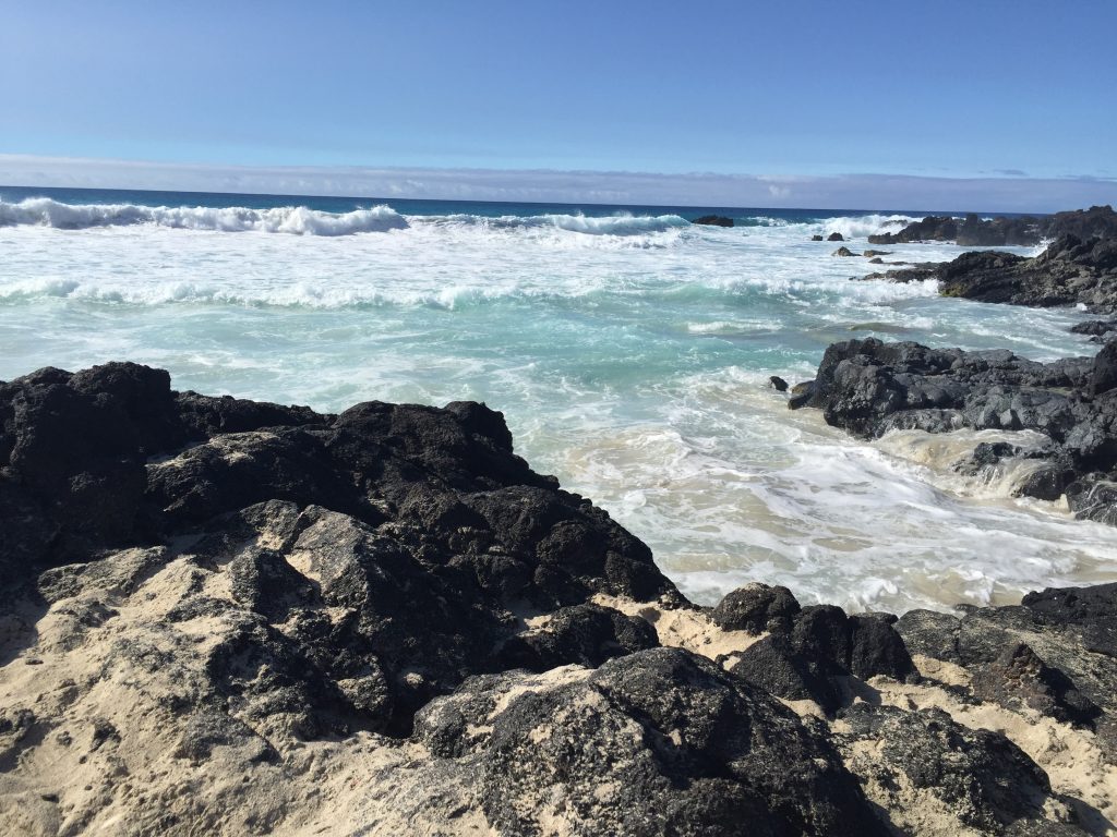 Kua Bay in High Tide