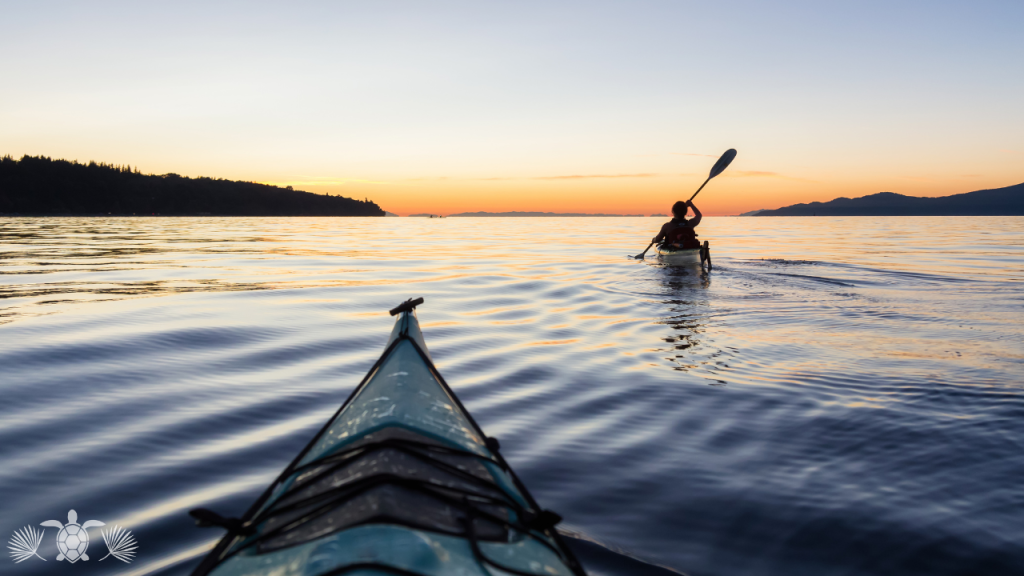 People Kayaking in Kohala Coast