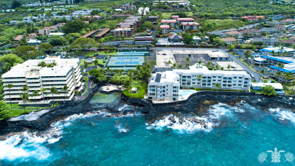 Aerial View Alii Drive