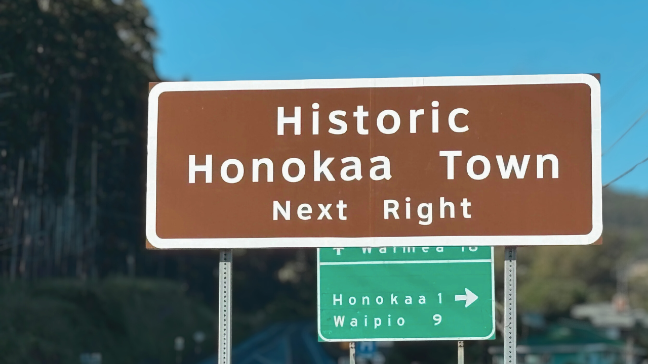 Historic Honokaa Town Sign - Big Island Real Estate - Kona Realtor, Soraya Letournel Historic Honokaa Town Sign