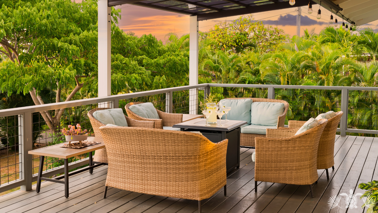 A stunning nature view - lanai of Kona acres home - Big Island Real Estate - Kona Realtor, Soraya Letournel A stunning nature view - lanai of Kona acres home