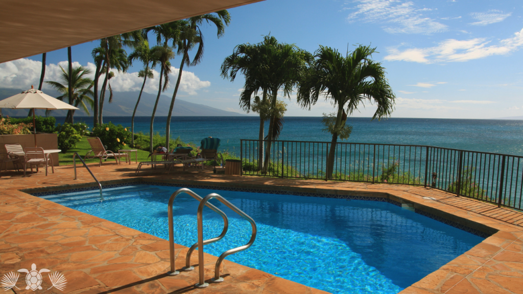 Pool with the view - Oceanfront Property in Hawaii