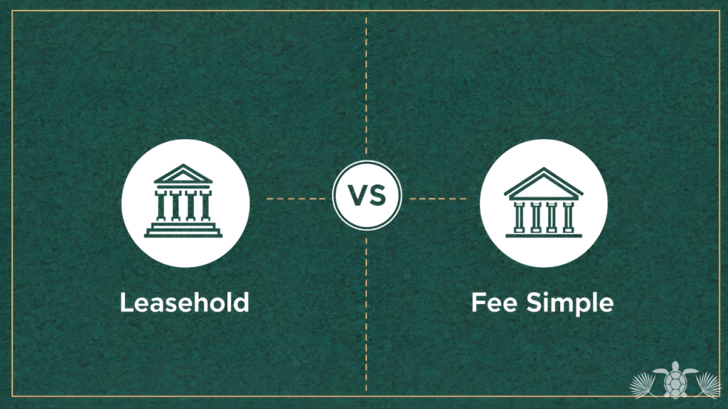 Leasehold vs Fee Simple Symbol