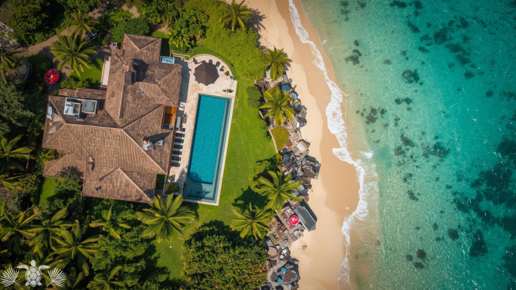 Aerial Shot of Property in Kukio Hawaii
