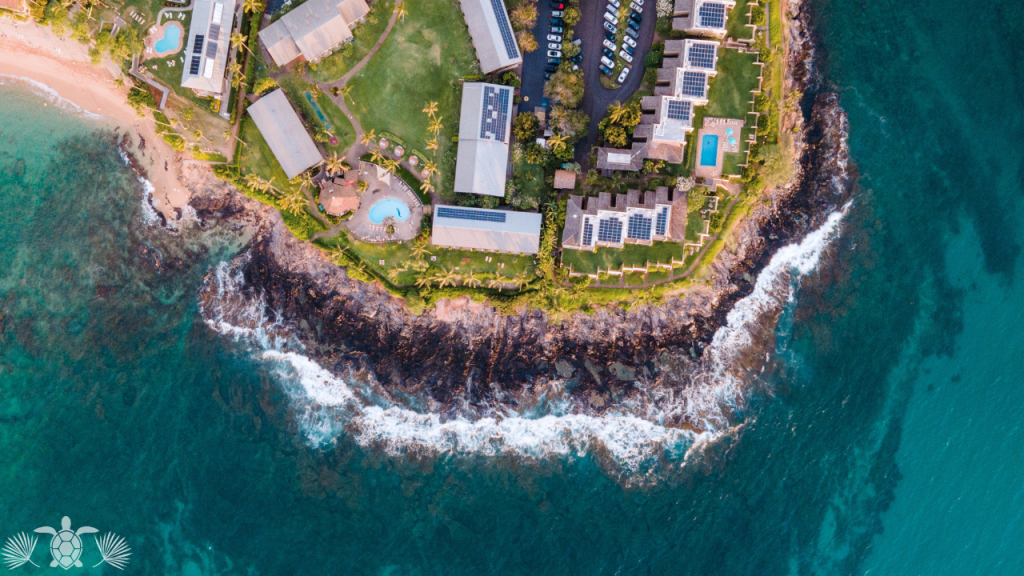 Aerial View of Condos on the Big Island
