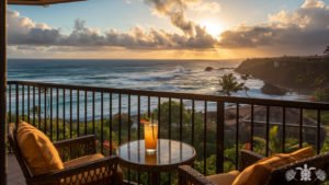Oceanfront living in Kona Hawaii condo lanai with Pacific Ocean view and lava coastline 2026